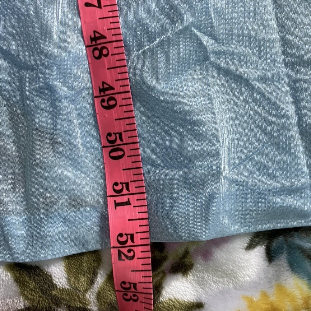Vintage Slumber Suzy Slip Nightie Nightgown Blue 50s 60s Negligee Lingerie‎ - Picture 8 of 9